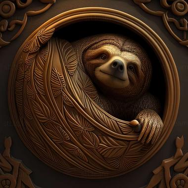 3D model sloth (STL)